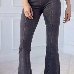 Urban Outfitters Charcoal/Mocha Flare Leggings